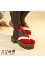 1/3 Delusion Genshin Impact Kaedehara Kazuha Japanese Geta Sandals Cosplay Shoes